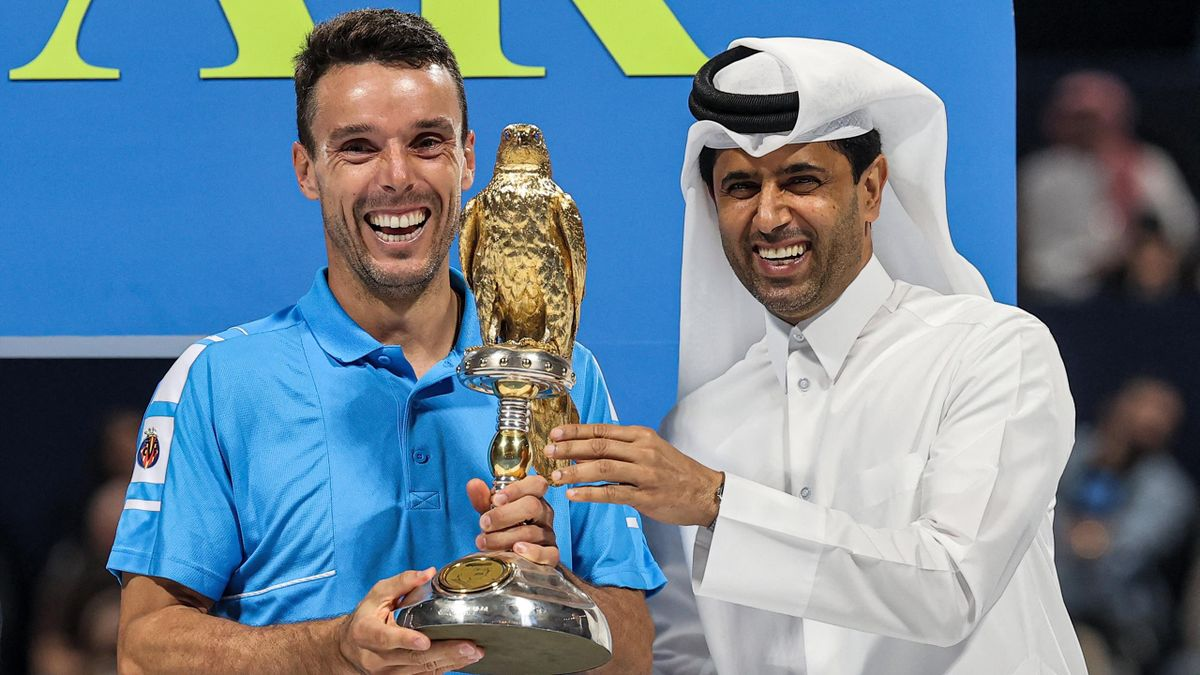 Антонио агута. ATP Doha. Agut. Tennis Final Kubuk lagadif.