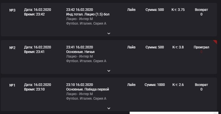 Подтверждение сказанных слов