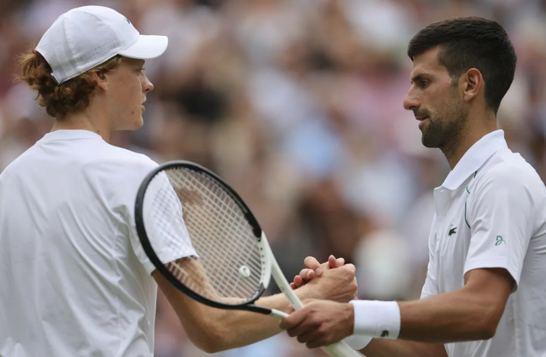 Novak Djokovic Jannik Sinner Wimbledon