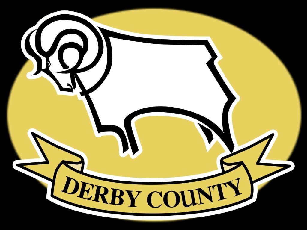 Дерби каунти прогноз. Derby County FC. Дерби Каунти Emblem. ФК дерби Каунти логотип. Derby логотип.