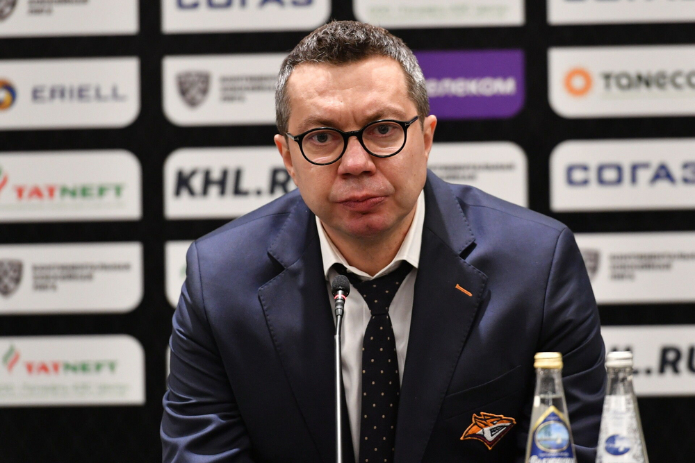 Главный тренер ХК «Металлург» Магнитогорск Илья Воробьёв
